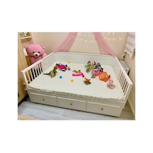 75 + 75 Yan Uzatma Beyaz Hemnes Divan Bariyer, Trabzan, Korkuluk Beyaz - 902051070