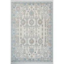 Polipropilen Polyester Pamuk Tabanlı Dokuma Halı Otantik Modern Salon Mutfak Halısı Krem Rengi N0104a Krem