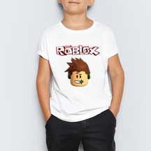 Roblox Baskılı Unisex Çocuk Tişört T-Shirt Mr-06