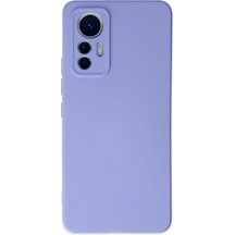 Xiaomi Mi 12 Lite Uyumlu Kılıf Nano İçi Kadife Silikon - Lila