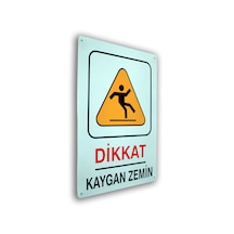 Metal İş Güvenliği Ve Uyarı Levhaları 25 36 Cm. Kaygan Zemin