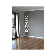 Pandalar Kapı Sticker - Home Sticker - Dolap Veya Duvar Sticker Seti 60x14 Beyaz