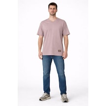 Alexander Gardi V Yaka Oversize T-shirt Bej