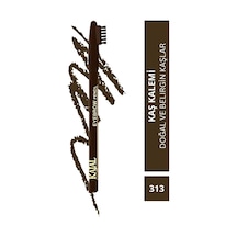 Kajal Kapağı Fırçalı Kahverengi Kaş Kalemi 313 Dark Brown