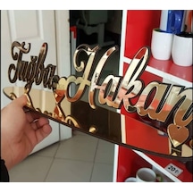 Lavinta54 Lavinta54 Kişiye Özel Dekoratif Altın Pleksi İsimlikler