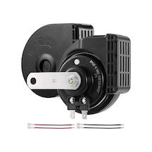 Fochsia 2 Adet 120db Kara Taşıtları Korna Seti Siyah Motosiklet Tekne Kamyon Çok Sesli