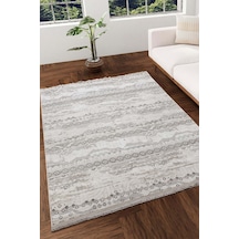 Villadia Home Textile Modern Desen Emboss Baskılı Kaymaz Taban Elit Şık Dört Mevsim Yıkanabilir Halı Yolluk Oturma Salon Odası Vd4018buz Buz