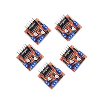 5pcs L298n Motor Tahrik Kontrolör Modülü Çift H Köprü Dc Step Motor Arduino İle Uyumlu