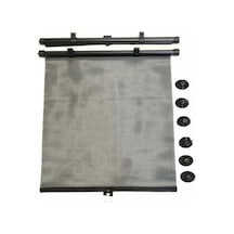 Yan Cam Makaralı Perde Siyah 2 Li 36x54 Cm