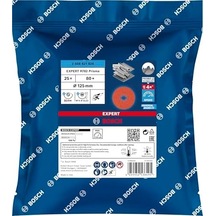 Professional 25x Expert R782 Prisma Seramik X-lock Fiber Diskler Çelik, Paslanmaz Çelik Saclar, Ø 125 Mm, Kum Kalınlığı 80, Aksesuar Küçük Avuç Taşlama Makinesi