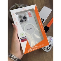 Apple iPhone 15 Pro Max Magsafe Uyumlu Silikon Kılıf Soocase661 Çok Renkli