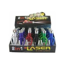 Watton Wt-177 2+1 Lazerli Fener  Anahtarlık Çok Renkli