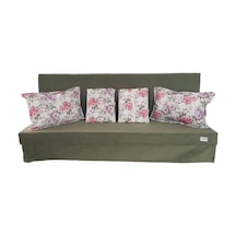 Mirzade Silinebilir Tay Tüyü Kumaş Tentesiz 28 Dns Sünger Salıncak Minderi-slsm Tay Tüyü Koyu Yeşil Kombin Koyu Yeşil