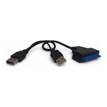 Usb 3.0 To Sata Dönüştürücü Kablo - 2.5 İnç Ssd/hdd Adaptörü - Çift Usb Girişli Hızlı Veri Aktarımı