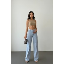 Lacarino 7714 W.leg Kadın Jean Pantolon Lıght Blue