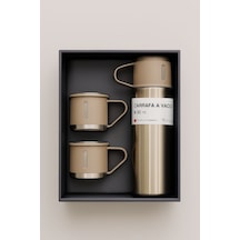 Thermohis 8139 Termos Bardak 3'lü Set Gri