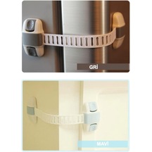 Minybaby Buzdolabı - Dolap Çok Amaçlı Kilit - Mavi