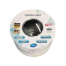 Sys Rg6/u4 100 Mt Koaksiyel Anten Kablosu 64 Tel 1.02 Ccs/al