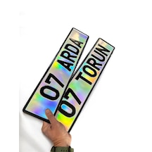 Hologramlı Renk Değiştiren Dekor Plaka