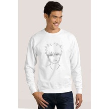 Anime Naruto Baskılı Beyaz Erkek Örme Sweatshirt (530953536)