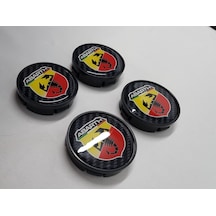 Jant Göbeği Abarth 56-52 52Mm Yuva 4'Lü Plasto Damla Karbon