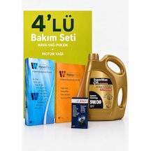 Bosch-waben Ford Focus 1.6 Dizel Filtre Bakım Seti-supermax Oil 5w30 5 Lt 2010-2017 3 Lü