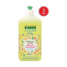 U Green Clean Baby Portakal Yağlı Bitkisel Biberon ve Emzik Temizleyici 3 x 500 ML