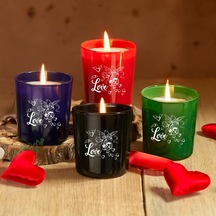 Selka Home Eros Cam Bardak Mum 110 Gr. Diğer