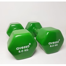 Avessa 8 Kg Vinil Dambıl Pvc 2 Adet