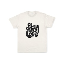 24-7 Stay Cool Beyaz Baskılı Erkek T-shirt