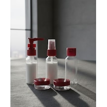 Legion Gaming Türkiye 5 Parça Seyahat Dolum Şişesi Seti 30 Ml Hafif Tasarım Şeffaf
