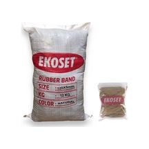Ekoset 12 CM Kalın Paket Lastiği 120 x 5 MM 12 KG