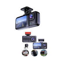 Ekranlı Sürüş Kaydedici Dvr Ön Ve Arka Kameralı Full Hd Çözünürlüklü