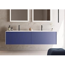 Orka Cube 160 Alt Modül + Lavabo Modul Mat Lacıvert Diğer