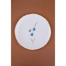 Tabak Evi Porselen Azelya Düz Tabak 19,50cm Aly5 Tekli Krem