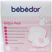 Bebedor Göğüs Pedi 40 Adet İnce Yapı Yeni