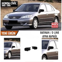 Honda Civic 2001-2006 Vtec2 Siyah Batman Ayna Kapagı