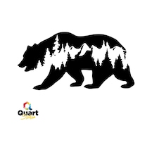 Ayı Off Road Bear Off Road Doğa Hayvan Oto Sticker