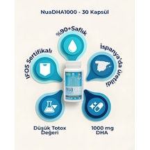 Nua Dha 1000 Omega-3 İçeren Gıda Takviyesi 30 Kapsül﻿﻿