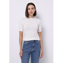 Colin's Colins Slim Fit Kadın Beyaz Kazak Cl1075531 Q1.v1 Ofw Beyaz