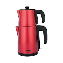 STİLEVS 30608 BİÇAY VİŞNE 1650 W ÇELİK ÇAY MAKİNESİ