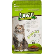 4 Adet Jungle Tavuklu-balıklı Yetişkin Kedi Maması 500 Gr