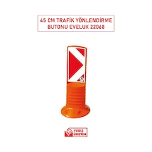 22068 Levhalı Esnek Delinatör 45 Cm Reflektörlü Ve Levha Takılabilir Trafik Delinatörü