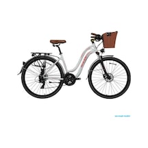 Bisan Ctx 6300 Şehir Bisikletler Blc Beyaz - Kırmızı