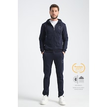 Shooter Sportswear Shooter Erkek Eşofman Takımı Mevsimlik Luxe Kalite Pamuklu Lacivert