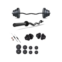 Spor Z Bar Dambıl Seti Ve Fitness Ağırlık Seti 45 Kg