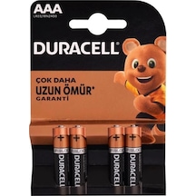 Mey İthalat Duracell Alkalin Pil Aaa 4'' Lü Paket