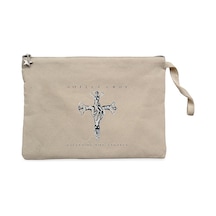 Mötley Crüe Saints Of Los Angeles Krem Clutch Cüzdan / El Çantası Krem
