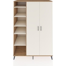 Kronos Dolap 7 Raflı 2 Kapaklı Tek Askılı 132x59x195 Çam-ayta... Çam
