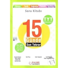 Palme Yayınevi Yks Tyt Öncesi 15 Günde Son Tekrar Soru Kitabı